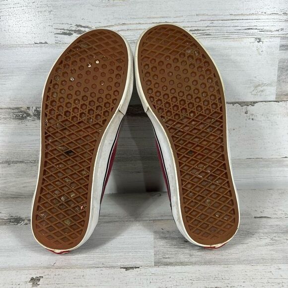 Vans Men's Skate Old Skool Asphalt Pomegranate Canvas Suede‎ Shoes Size 10 - Picture 7 of 8